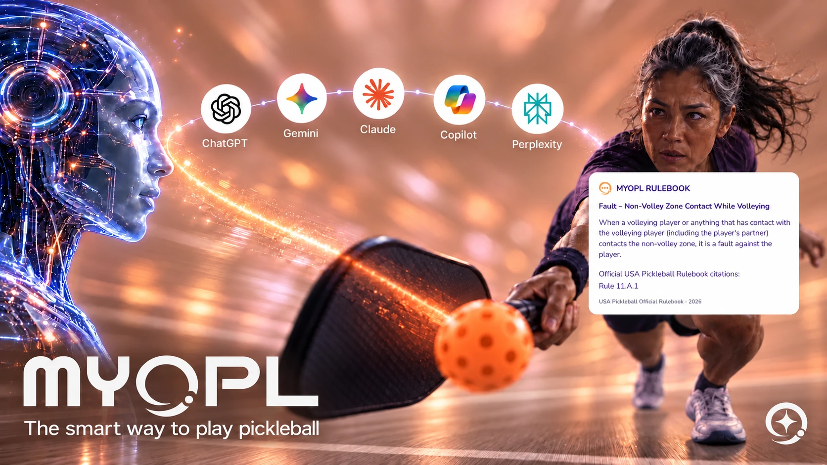 Official USA Pickleball Rules on Siri, Gemini & AI
