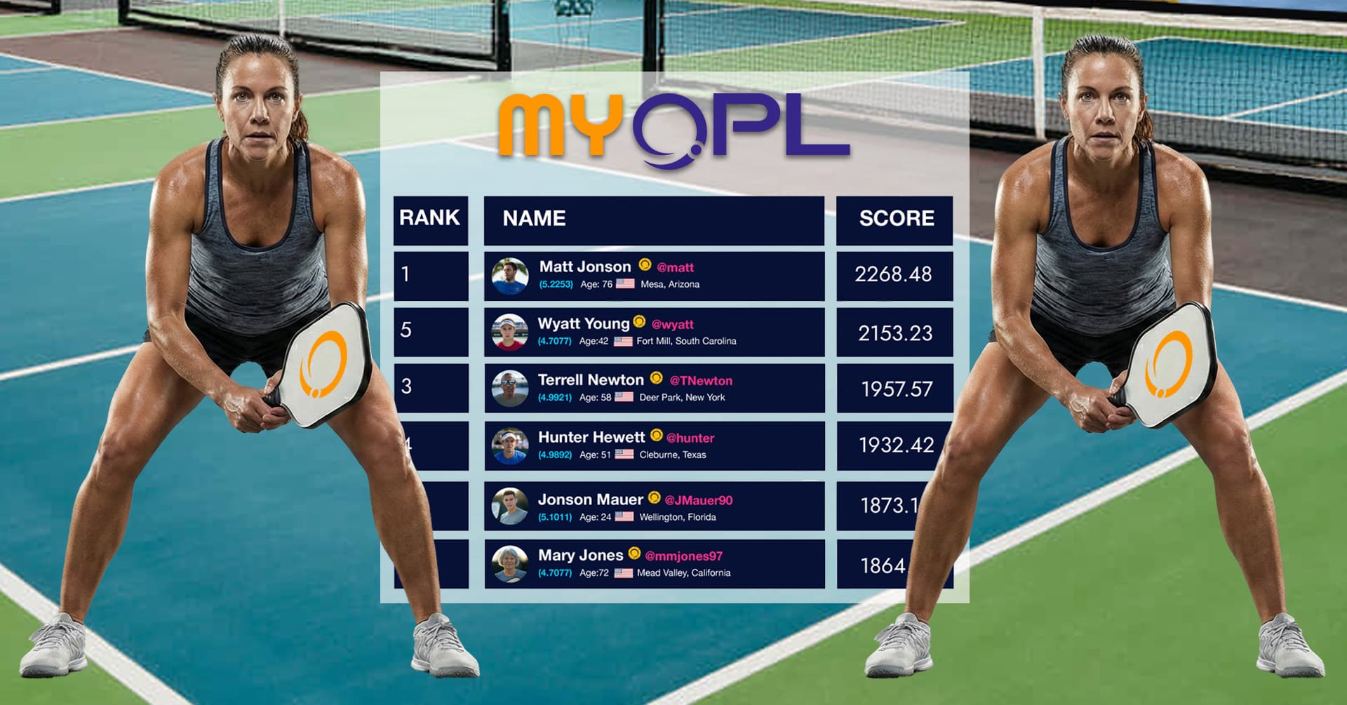 MYOPL - OPL Rating and Open Play Leagues